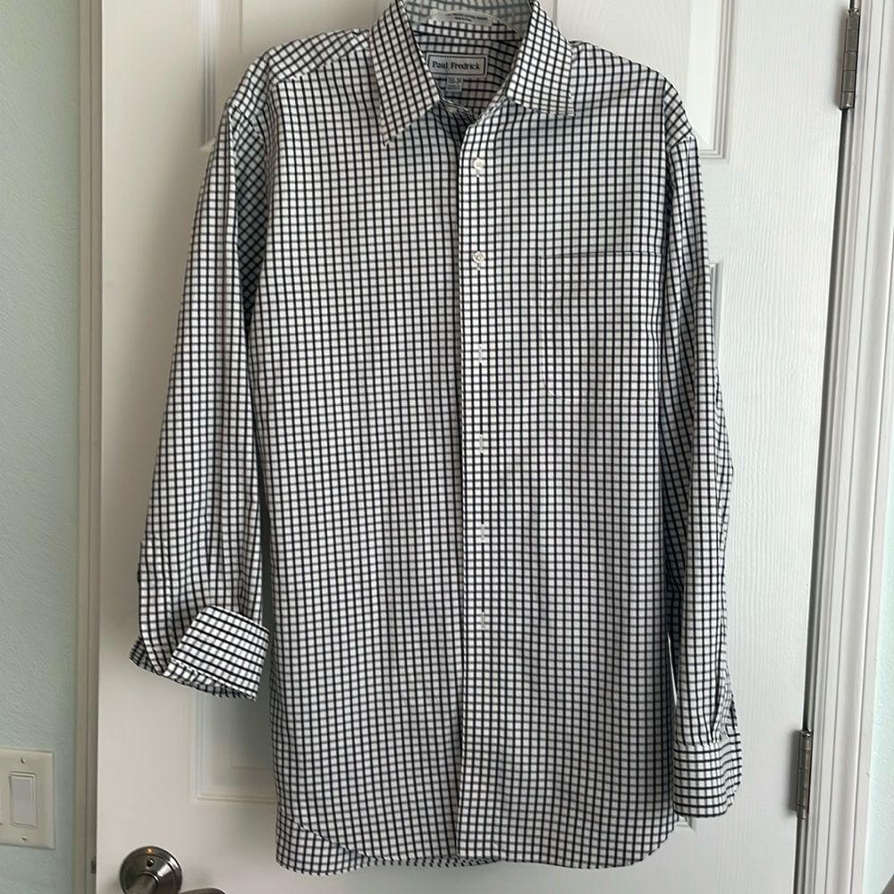 Man’s button-down, long sleeve shirt - Paul Fredrick.         NwoT